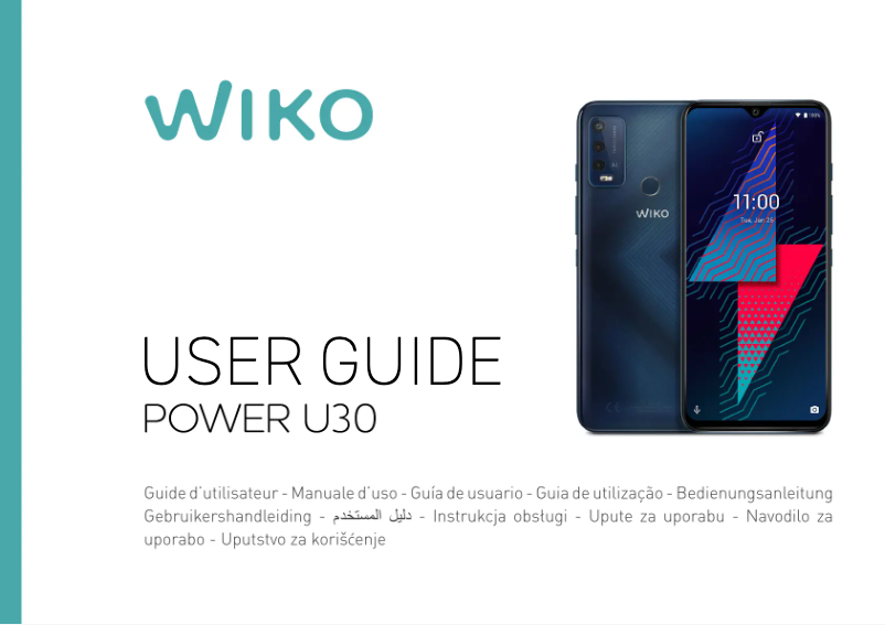 Page n°1 - Manuel utilisateur Wiko Power U30