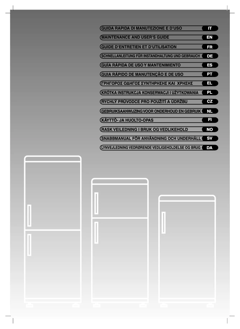 Page n°1 - Manuel utilisateur Candy CFD 3450 E-0