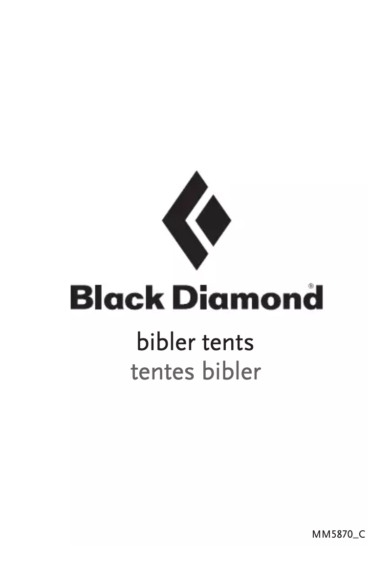 Page n°1 - Manuel utilisateur Black Diamond Eldorado 2