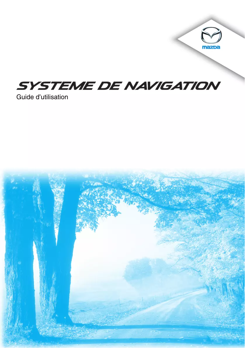 Image de la première page du manuel de l'appareil Mazda NVA-SD8110 Live