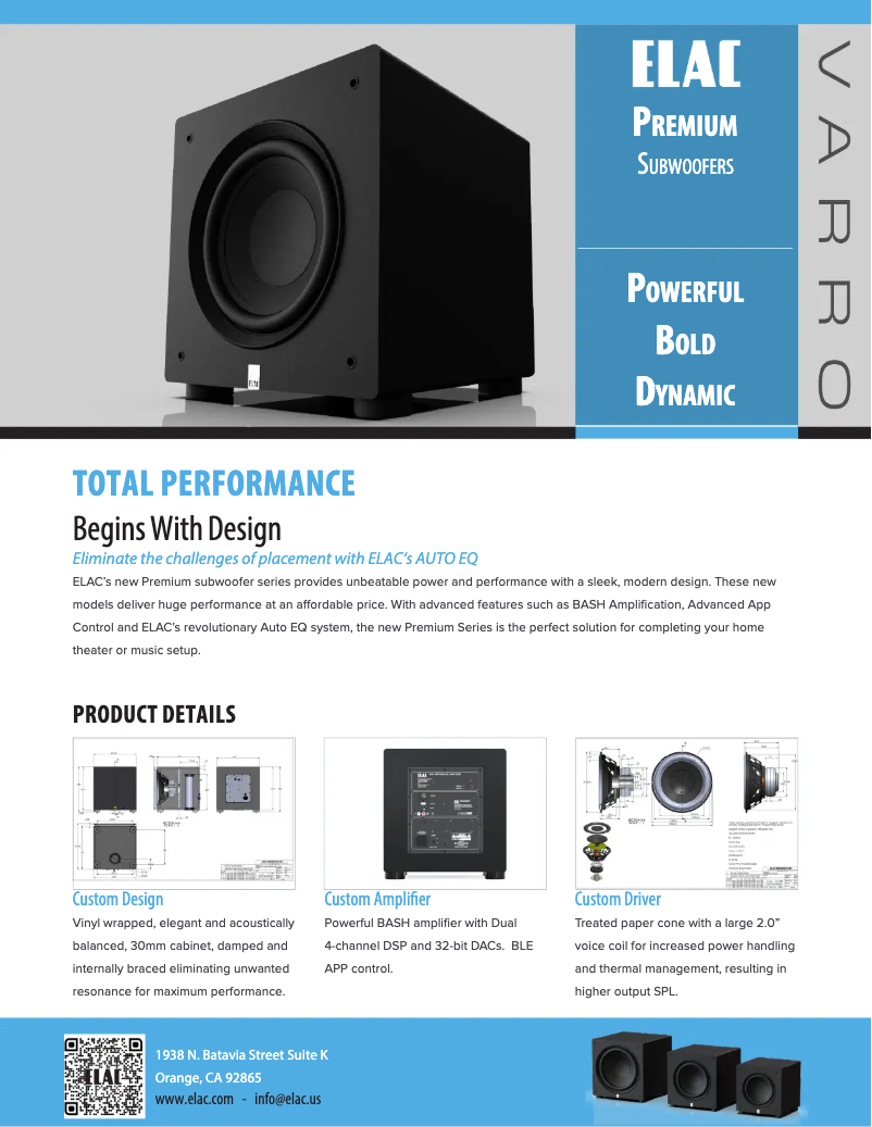 Image de la première page du manuel de l'appareil Varro PS500