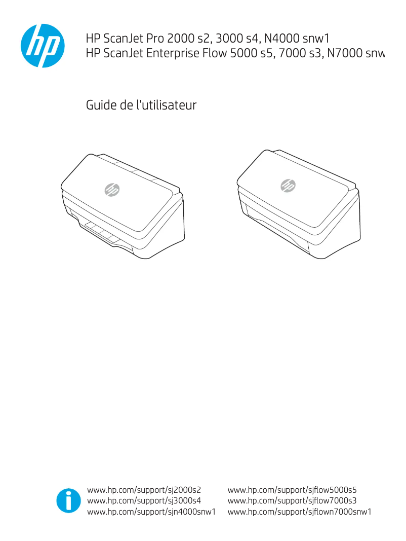 Page n°1 - Manuel utilisateur HP ScanJet Pro 3000 S4