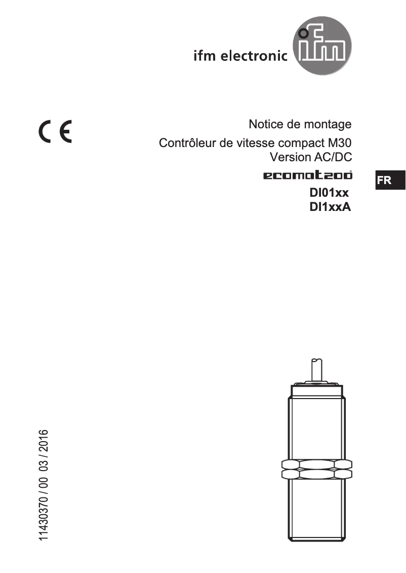 Image de la première page du manuel de l'appareil DI0104