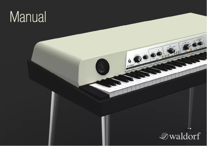 Page 1 de la notice Manuel utilisateur Waldorf Zarenbourg