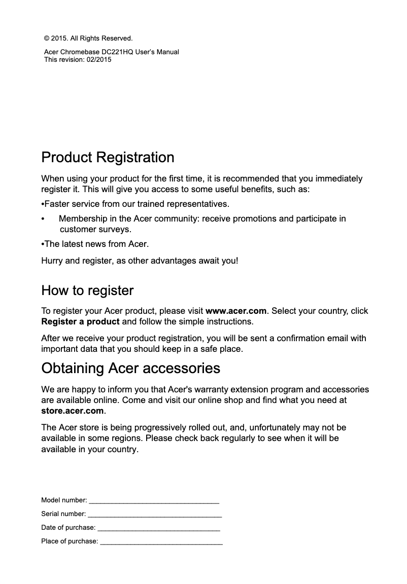 Imagen de la primera página del manual del dispositivo DA241HL