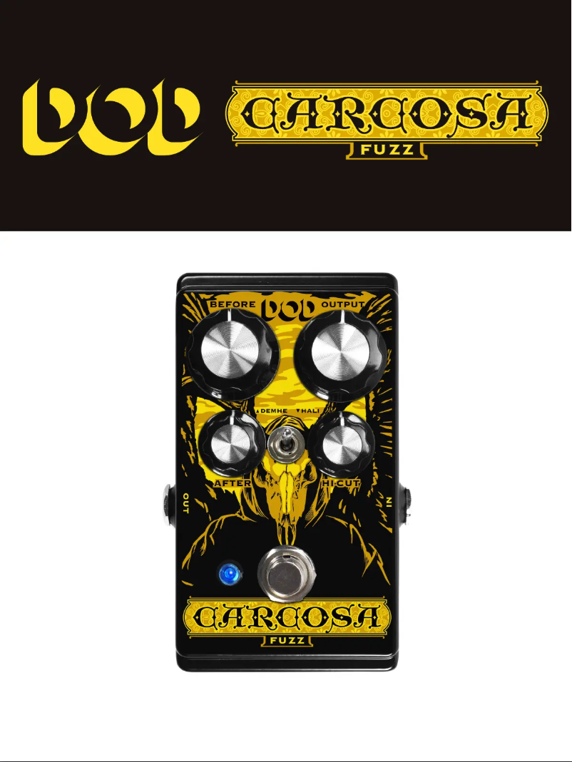 Página 1 del manual Manual de usuario DOD Carcosa Fuzz