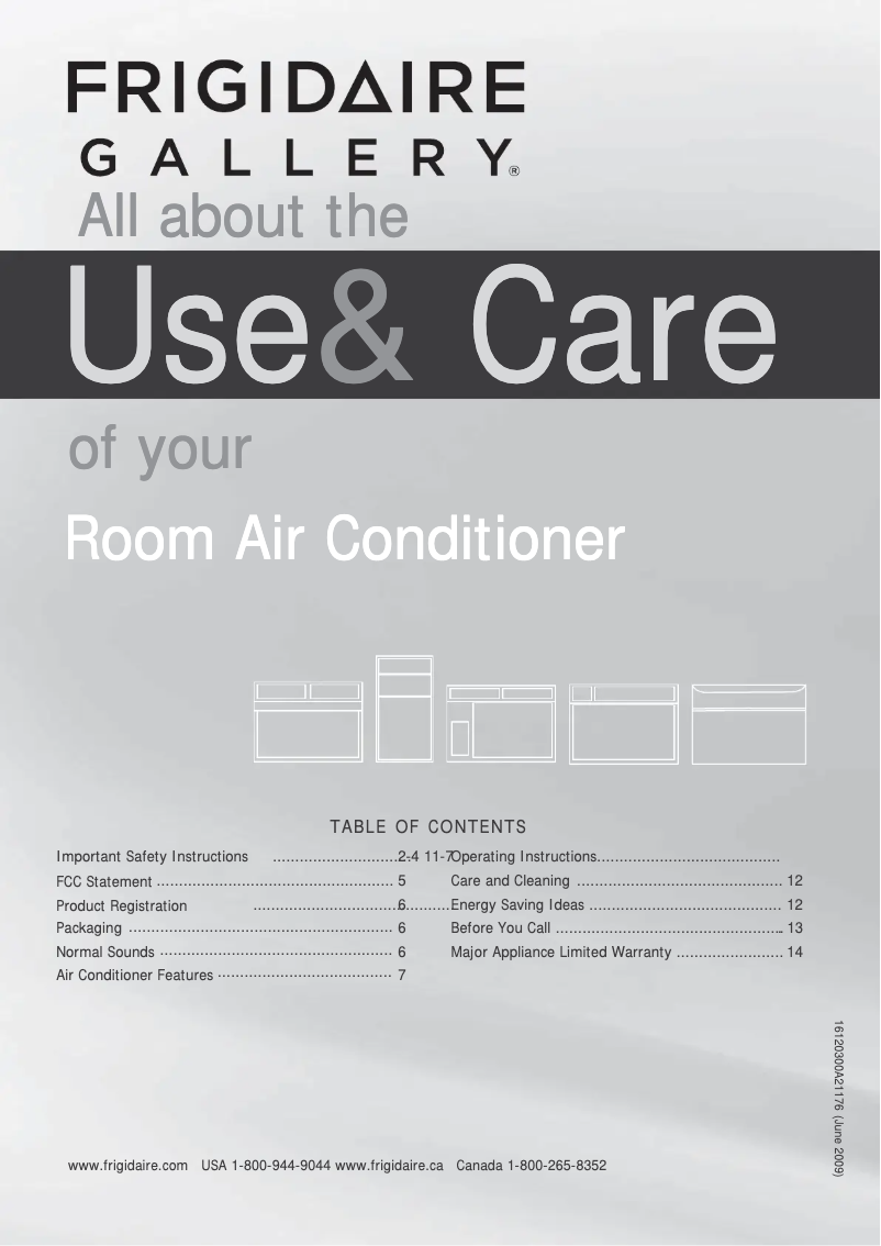 Page n°1 - Manuel utilisateur Frigidaire GHWW063WB1