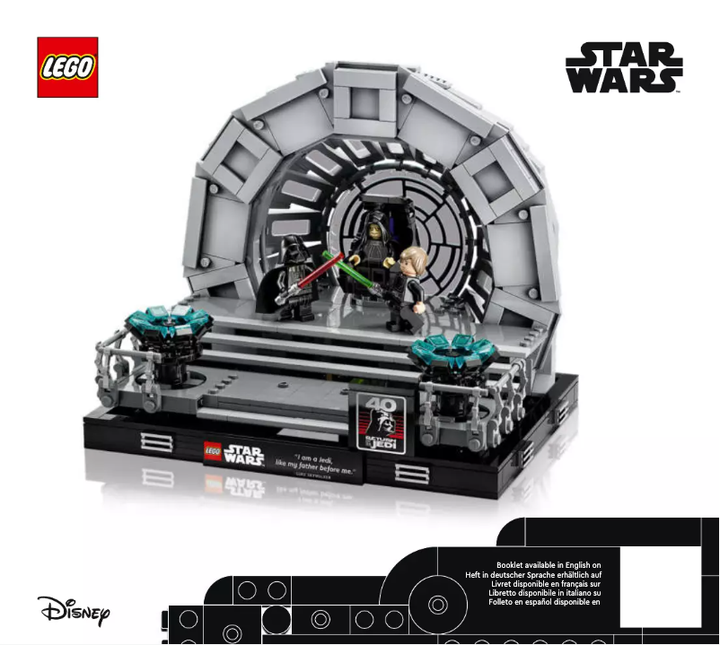 Page 1 de la notice Manuel utilisateur Lego Star Wars 75352