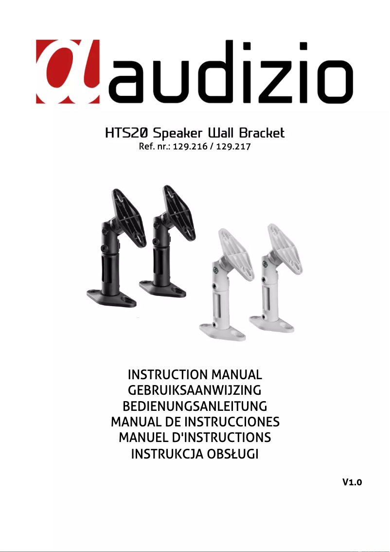 Page n°1 - Manuel utilisateur Audizio HTS20