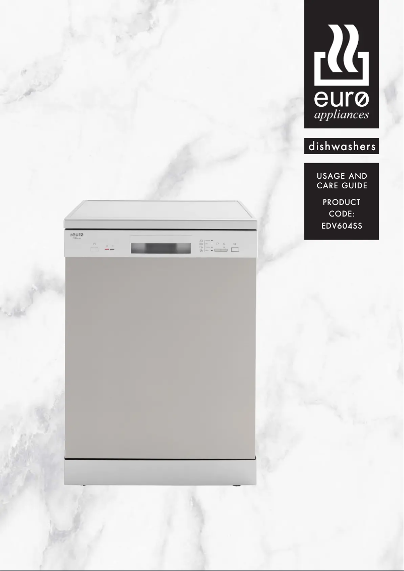 Page n°1 - Manuel utilisateur Euro Appliances EDV604SS