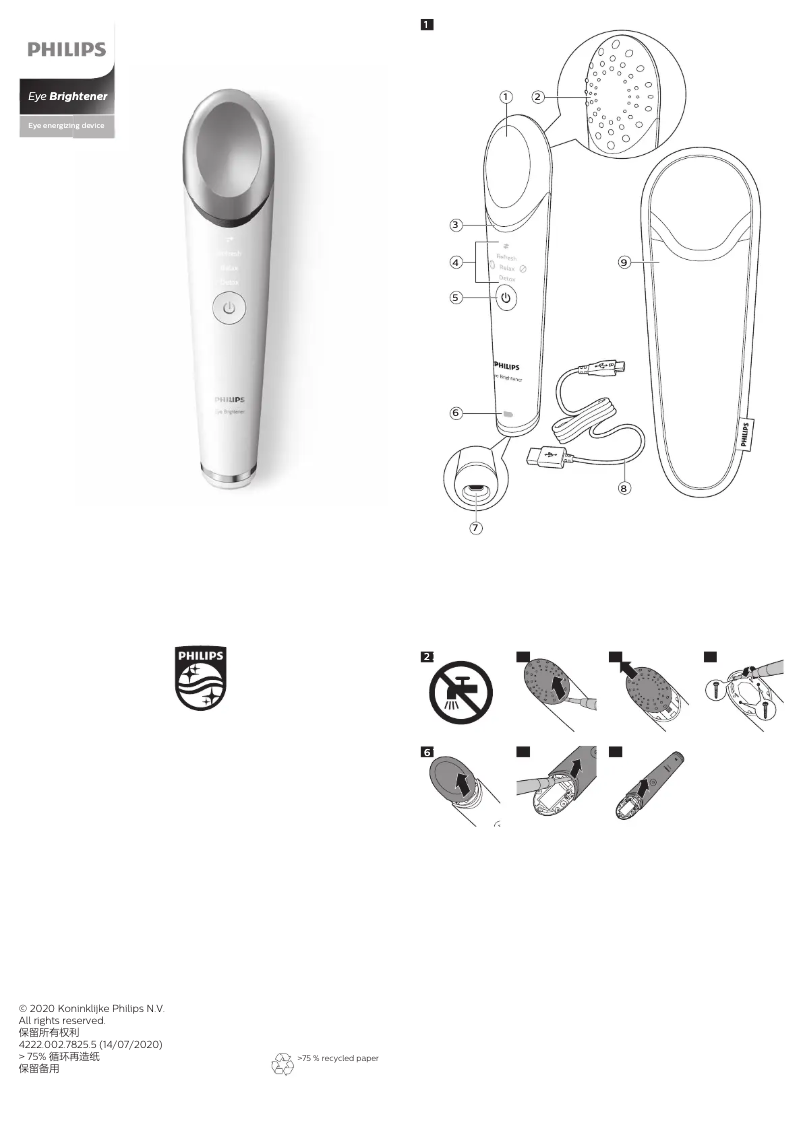 Página 1 del manual Manual de usuario Philips BSC301