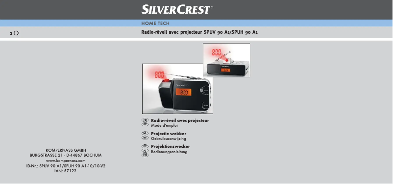 Image de la première page du manuel de l'appareil SPUV 90 A1