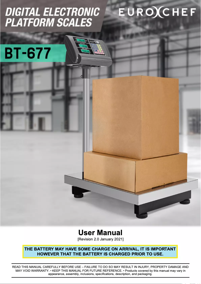 Image de la première page du manuel de l'appareil BT-667