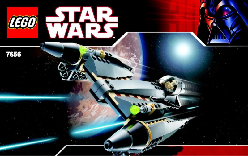 Page 1 de la notice Manuel utilisateur Lego Star Wars 7656