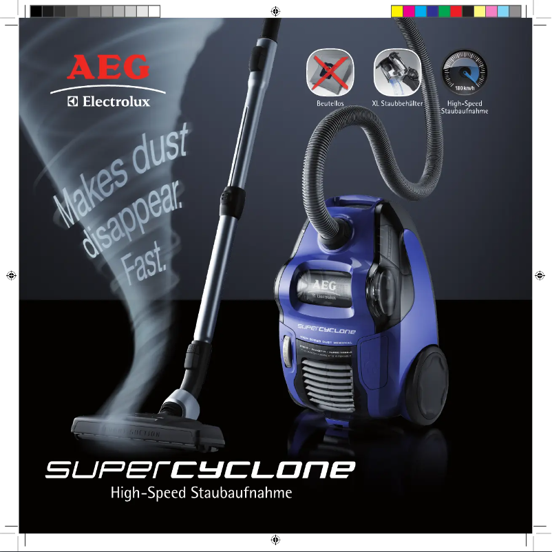 Page 1 de la notice Manuel utilisateur AEG SuperCyclone ASC6910