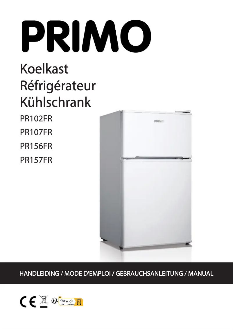 Image de la première page du manuel de l'appareil PR107FR