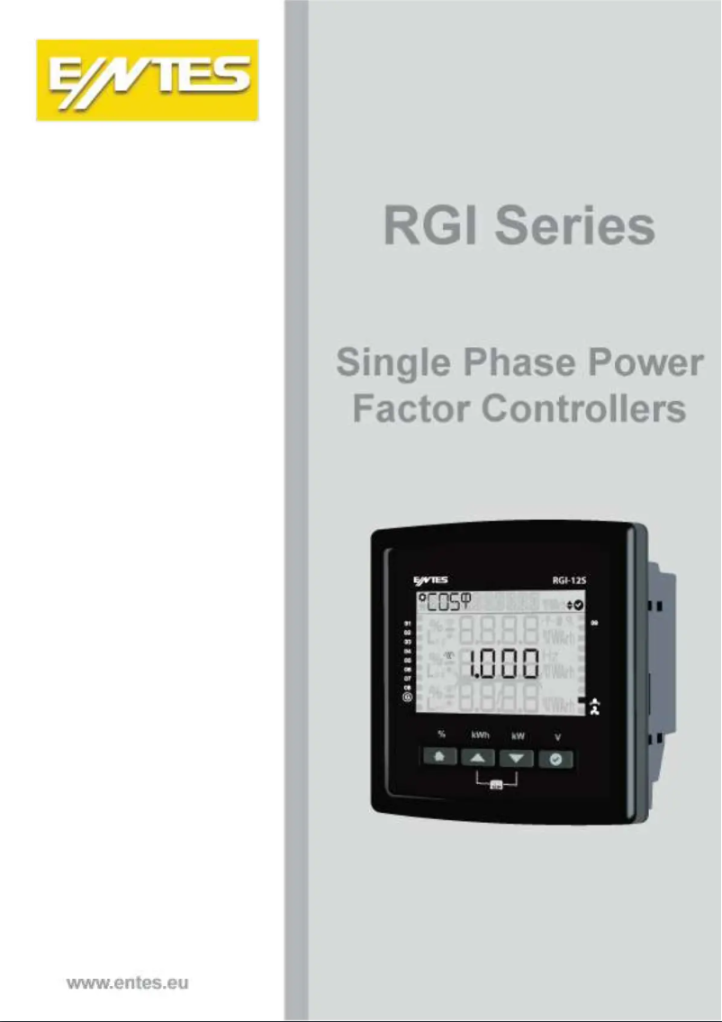 Page 1 de la notice Manuel utilisateur ENTES RGI-6SW