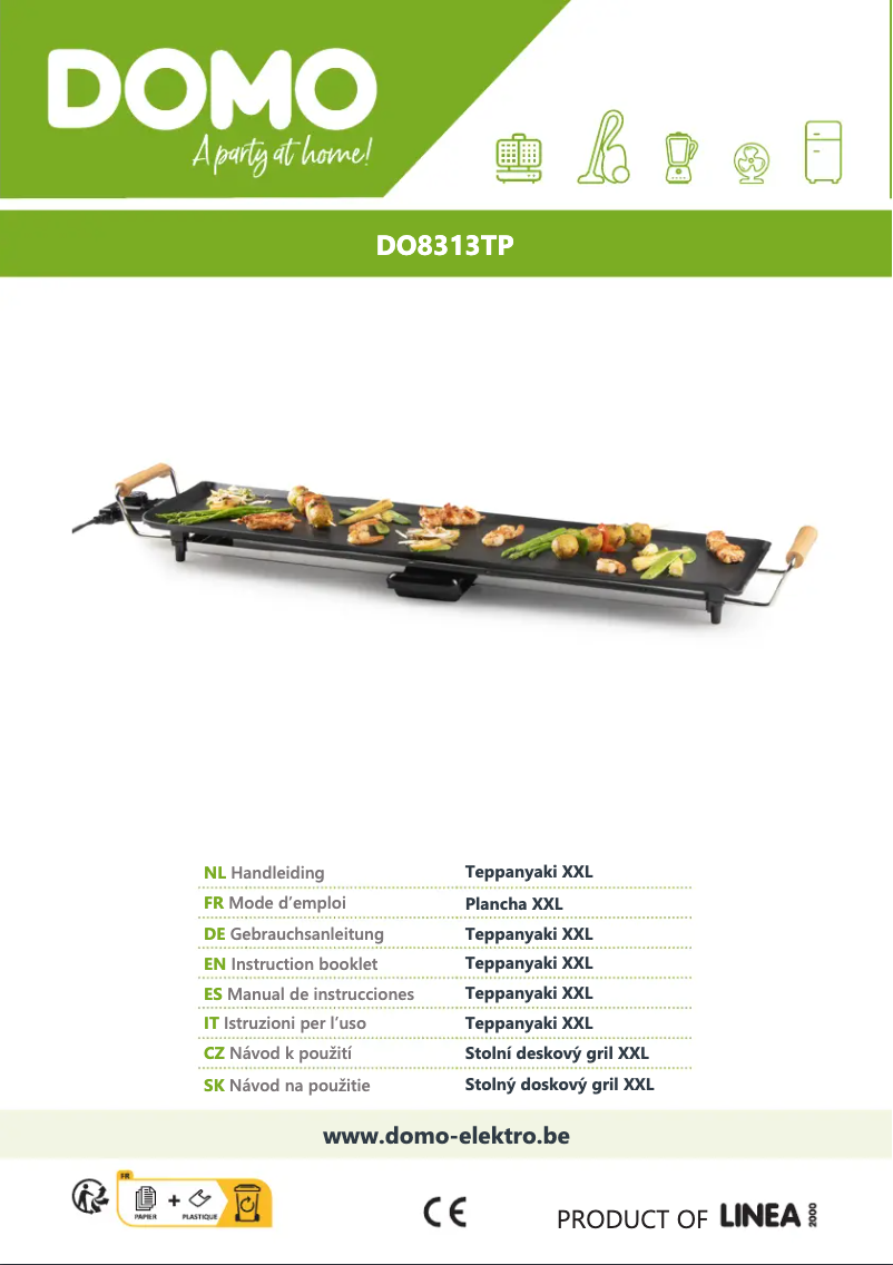 Page 1 de la notice Manuel utilisateur Domo DO8313TP
