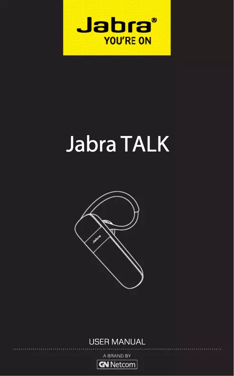 Página 1 del manual Manual de usuario Jabra Talk