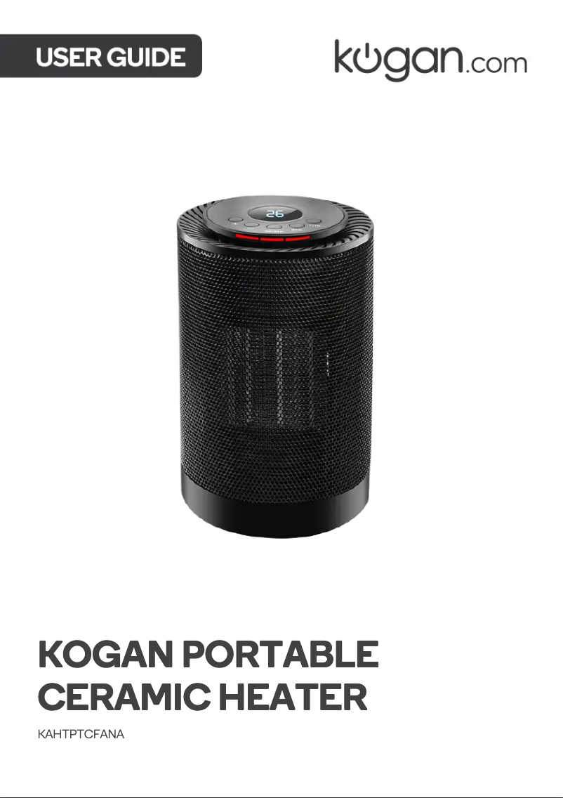 Página 1 del manual Manual de usuario Kogan KAHTPTCFANA