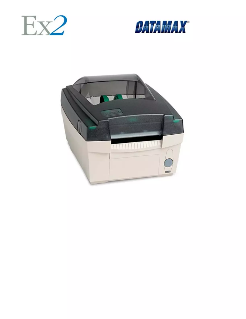 Page 1 de la notice Manuel utilisateur Datamax-O'neil Ex-2