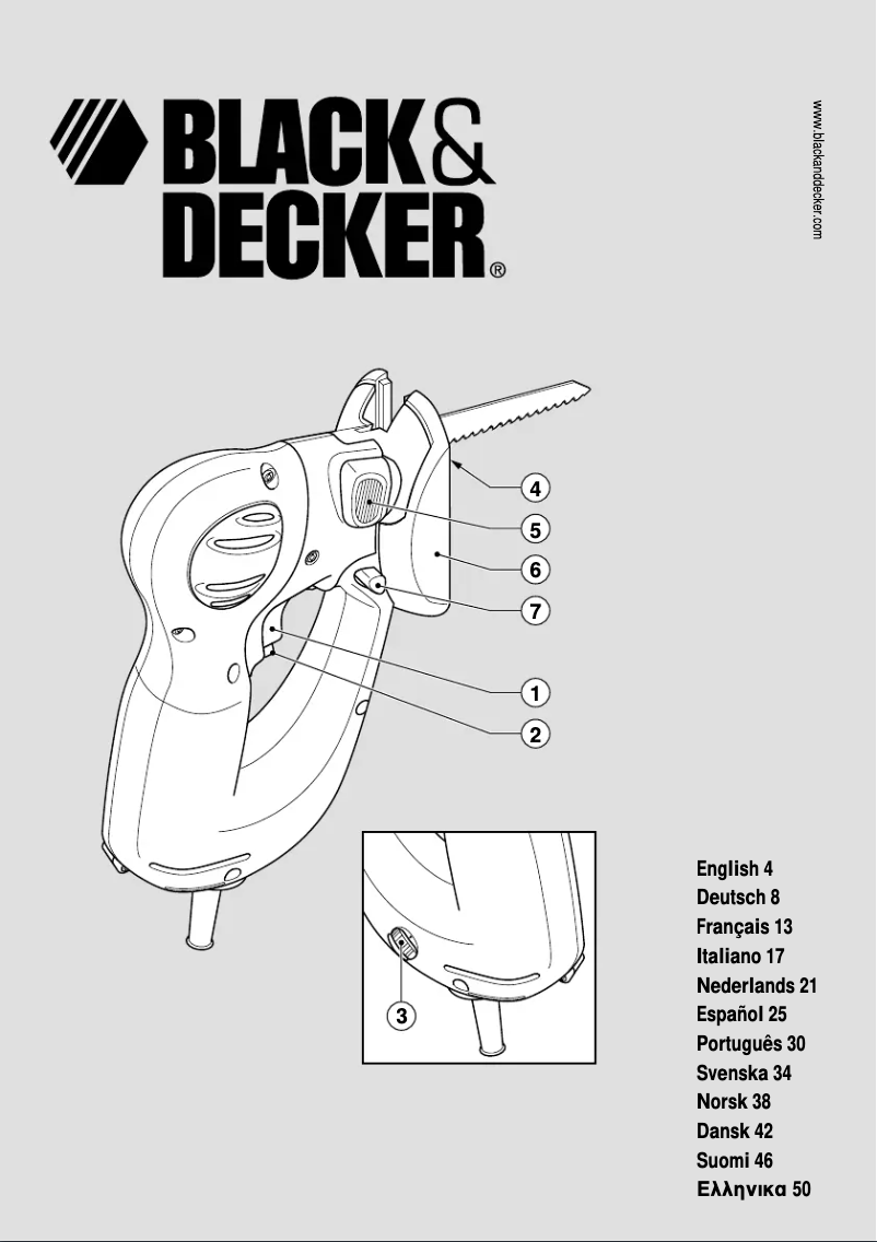 Page n°1 - Manuel utilisateur Black & Decker KS990EK