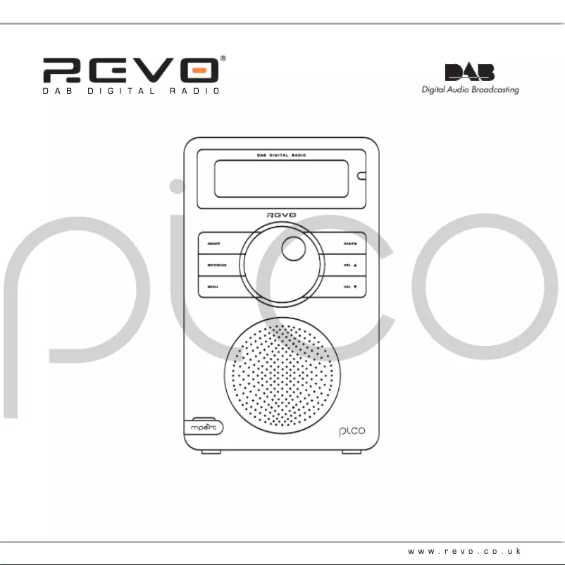 Page n°1 - Manuel utilisateur REVO Pico Wi-Fi