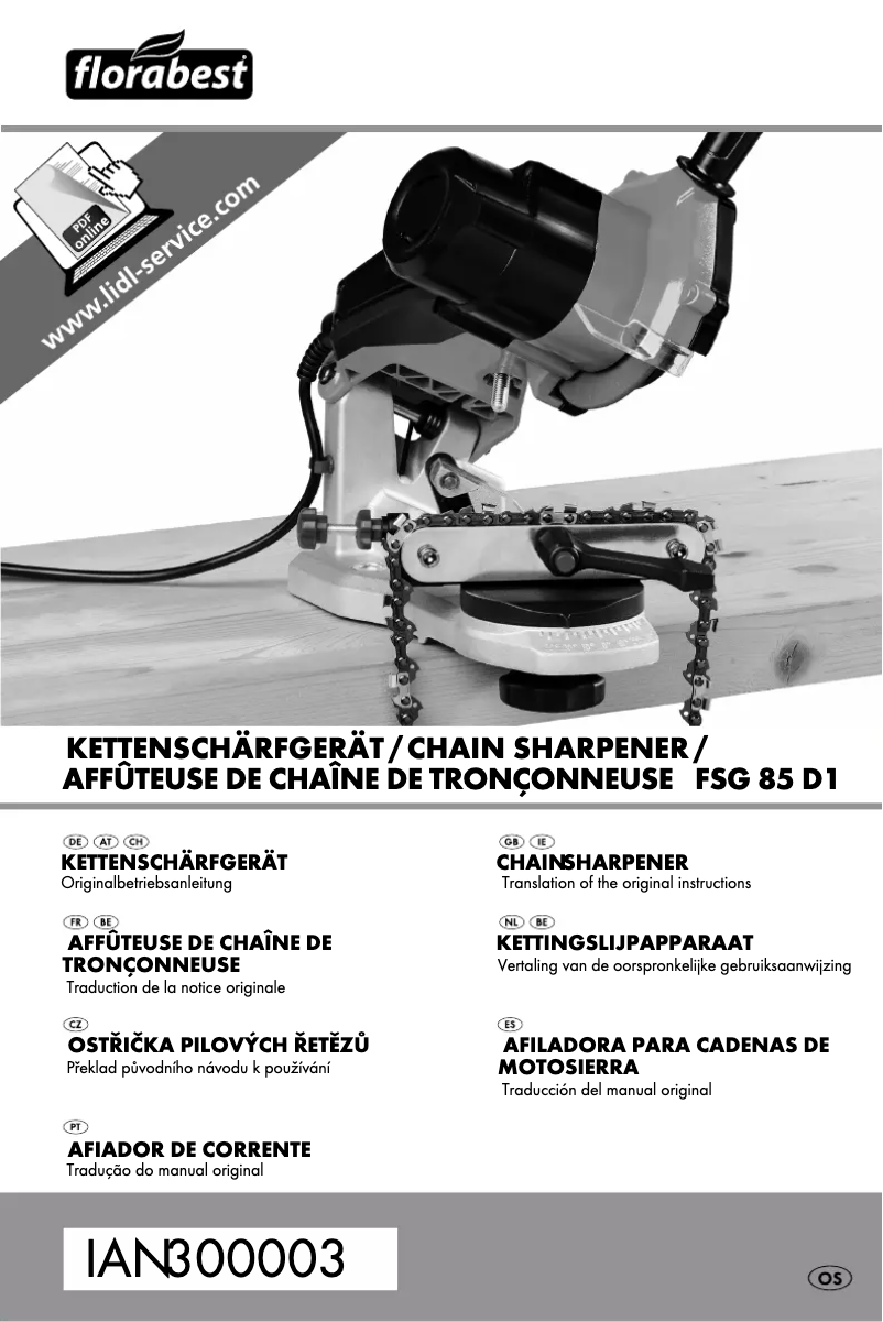 Image de la première page du manuel de l'appareil FSG 85 D1