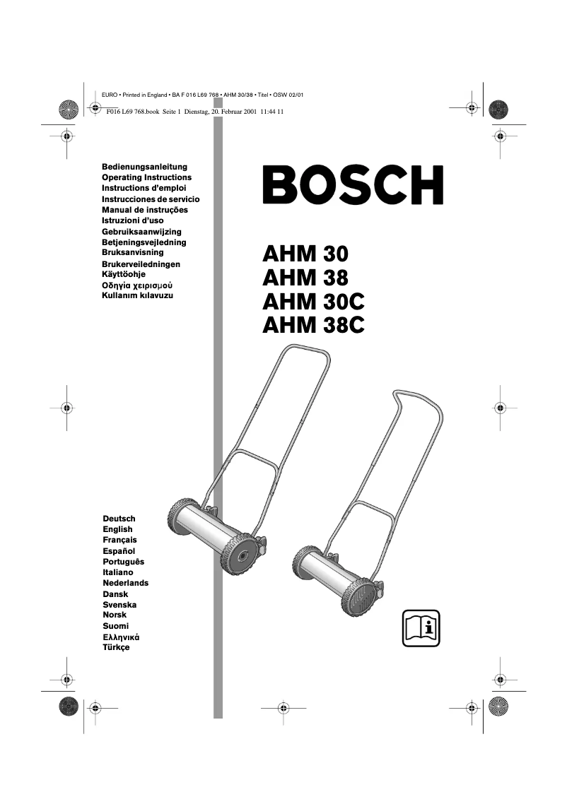 Página 1 del manual Manual de usuario Bosch AHM 30