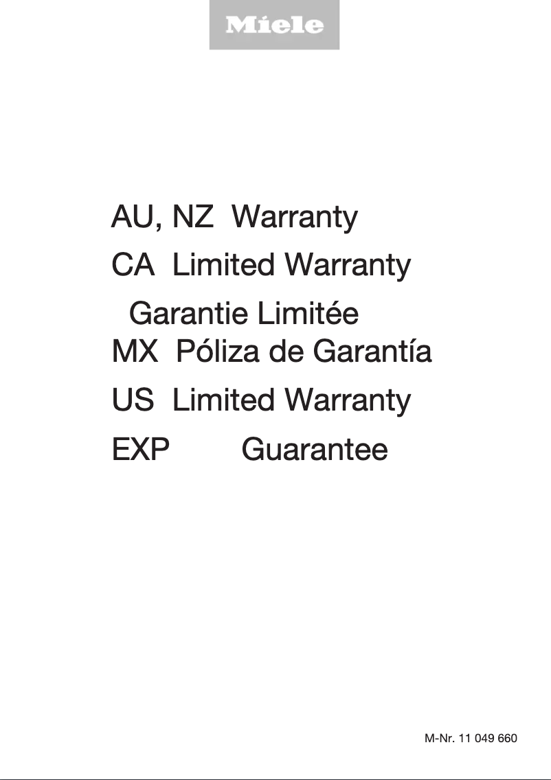 Image de la première page du manuel de l'appareil MasterCool KWT 2601 SF