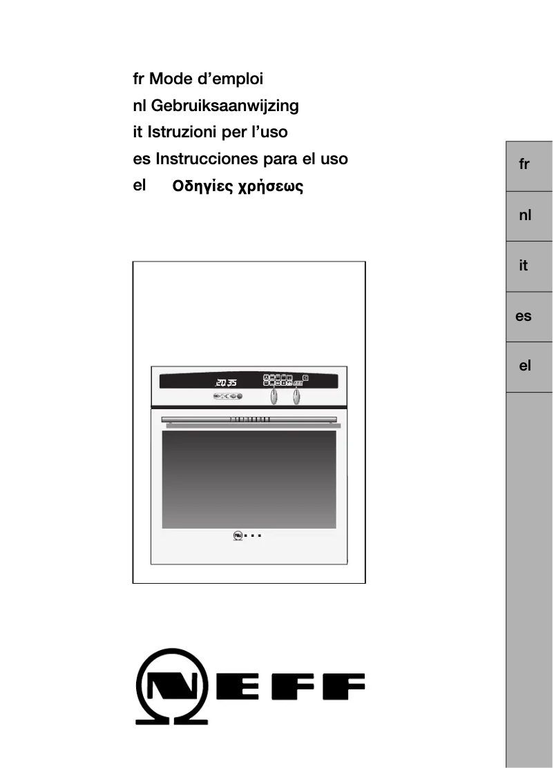 Page 1 de la notice Manuel utilisateur Neff B1641SWN