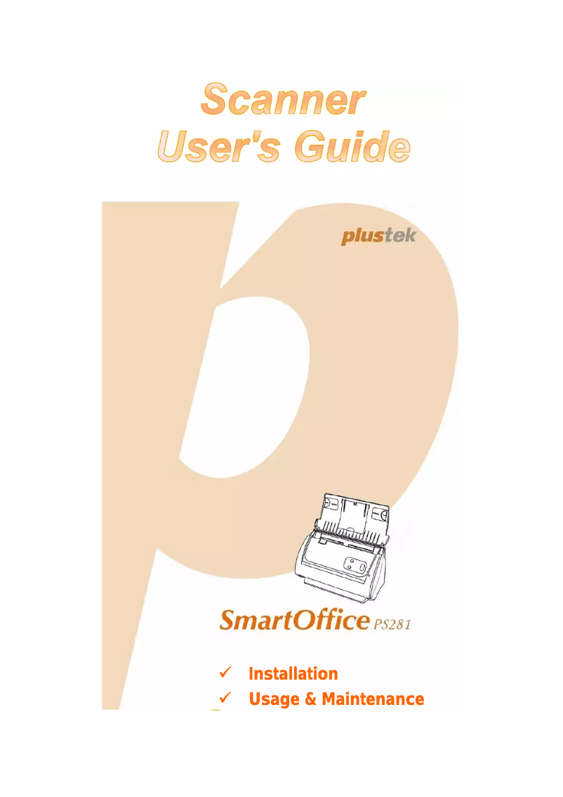 Image de la première page du manuel de l'appareil SmartOffice PS281