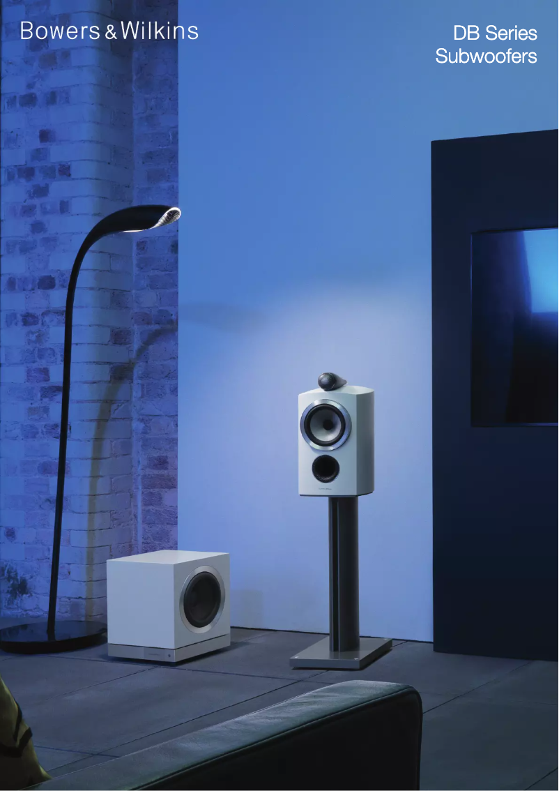 Página 1 del manual Folleto Bowers & Wilkins DB2D