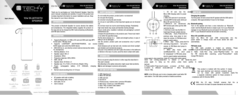 Image de la première page du manuel de l'appareil ICASBL21RED