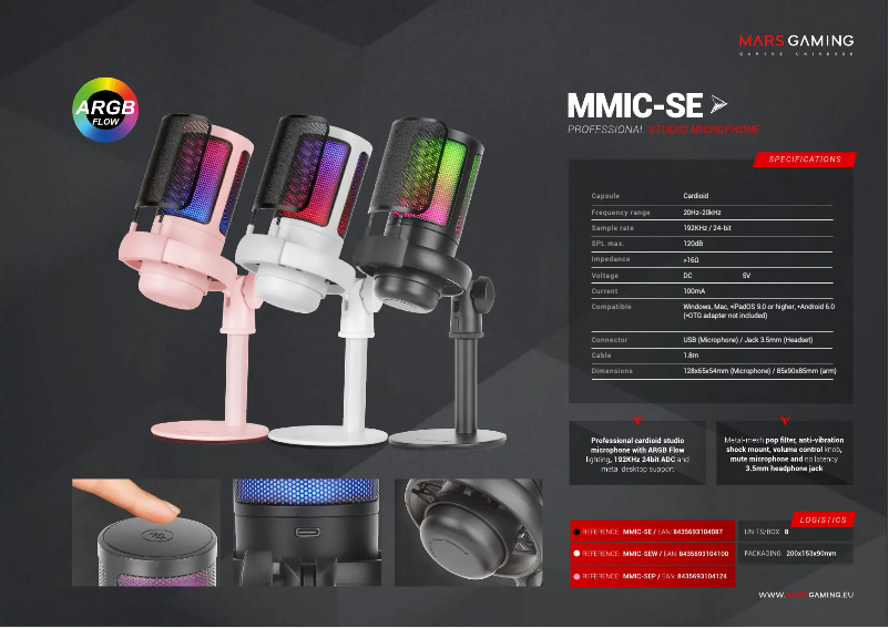 Image de la première page du manuel de l'appareil MMIC-SE