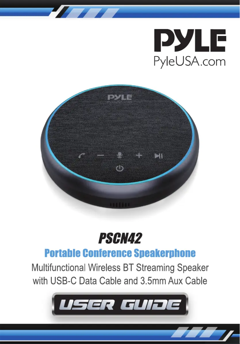 Page 1 de la notice Manuel utilisateur Pyle PSCN42