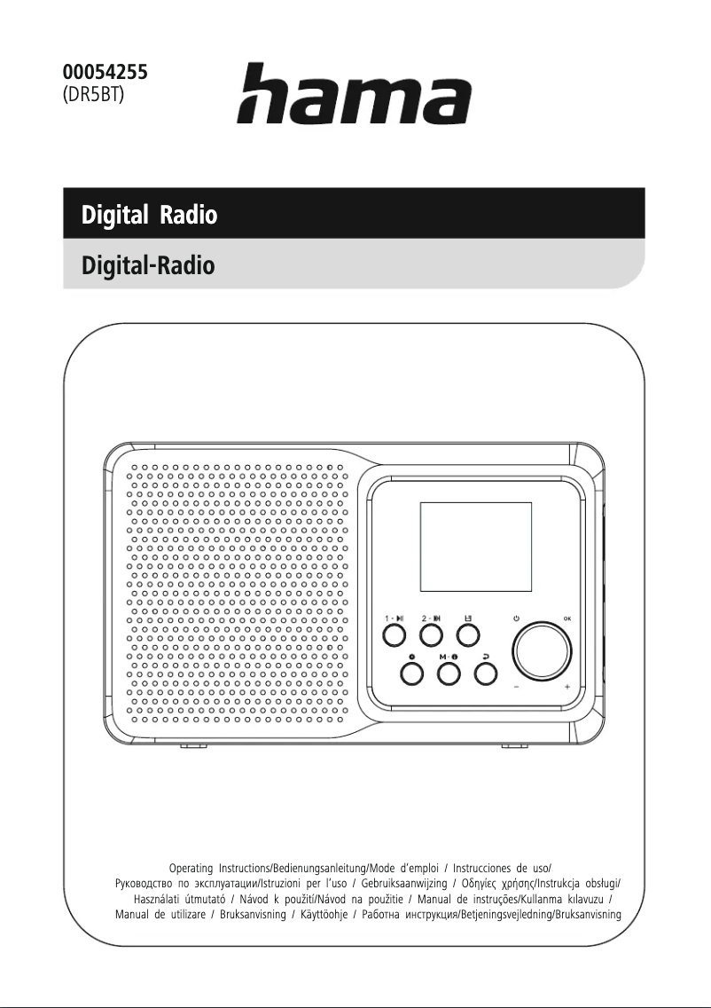Image de la première page du manuel de l'appareil DR5BT 054255