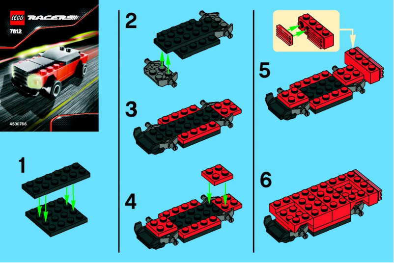 Page n°1 - Manuel utilisateur Lego Muscle Car