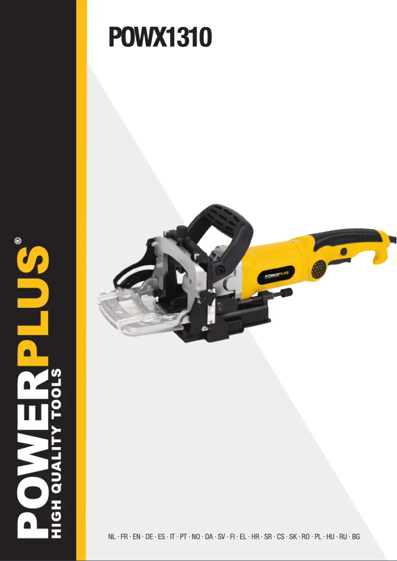 Image de la première page du manuel de l'appareil POWX1310