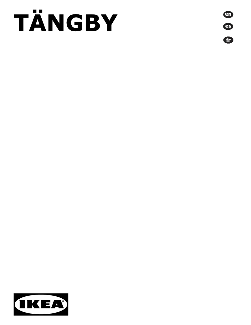 Imagen de la primera página del manual del dispositivo TÄNGBY 405.405.44