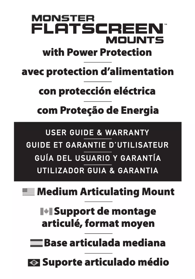 Page n°1 - Manuel utilisateur Monster FSM-ART-M-EFS