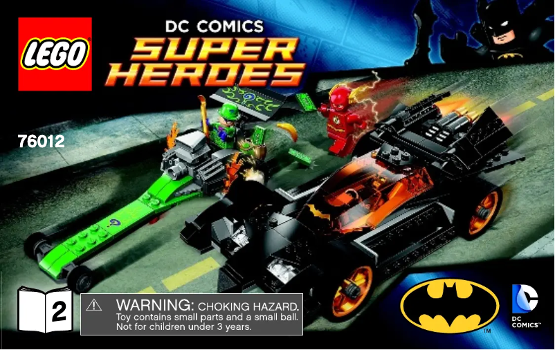 Page 1 de la notice Manuel utilisateur Lego Batman: The Riddler Chase 76012