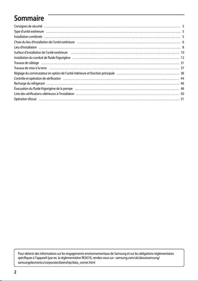 Image de la première page du manuel de l'appareil AM040FXMDGH