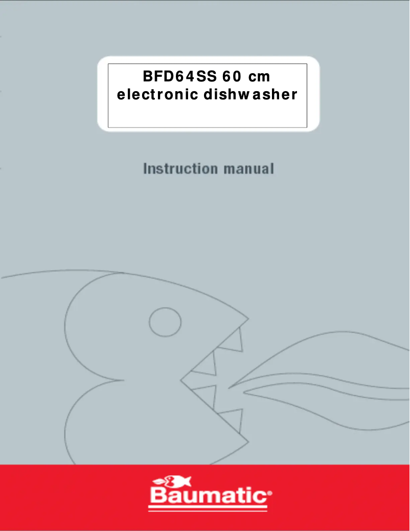 Page n°1 - Manuel utilisateur Baumatic BFD64SS