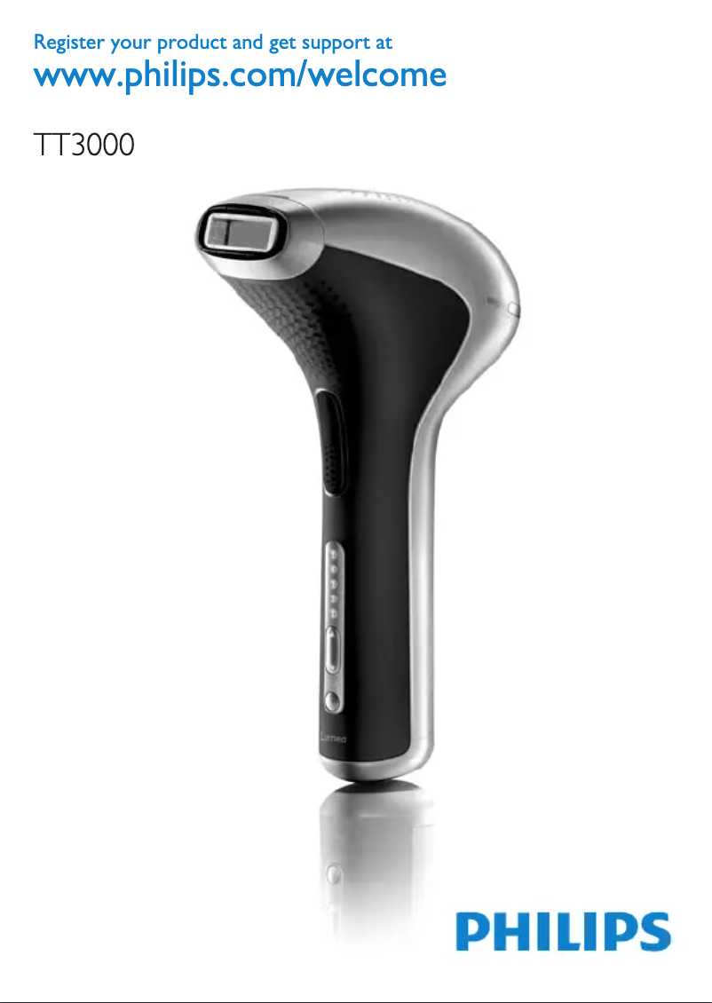 Página 1 del manual Manual de usuario Philips Lumea TT3000