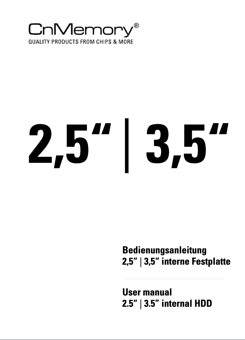 Page 1 de la notice Manuel utilisateur CnMemory 66107