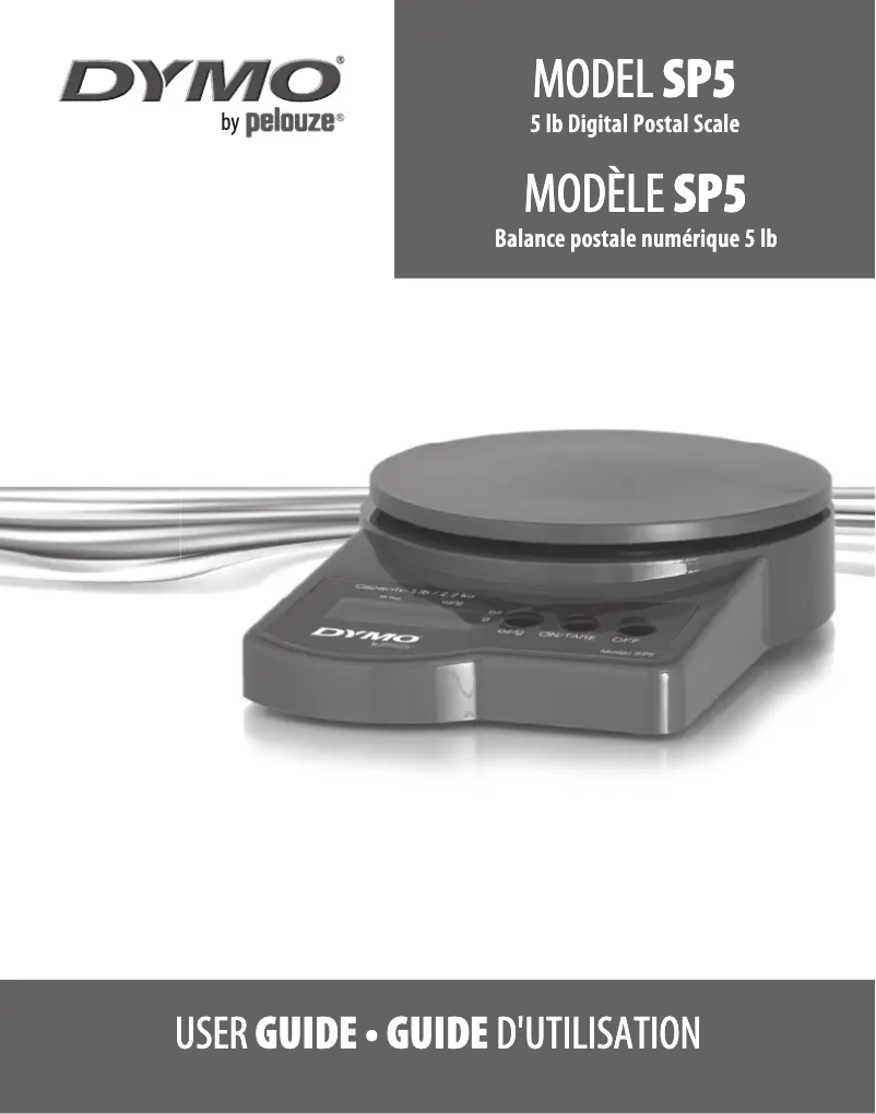 Image de la première page du manuel de l'appareil SP5