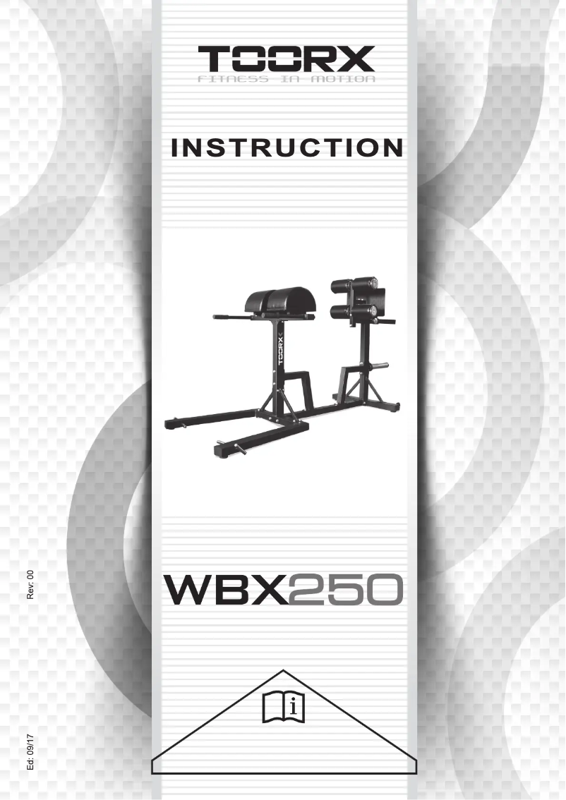 Page 1 de la notice Manuel utilisateur Toorx WBX-250