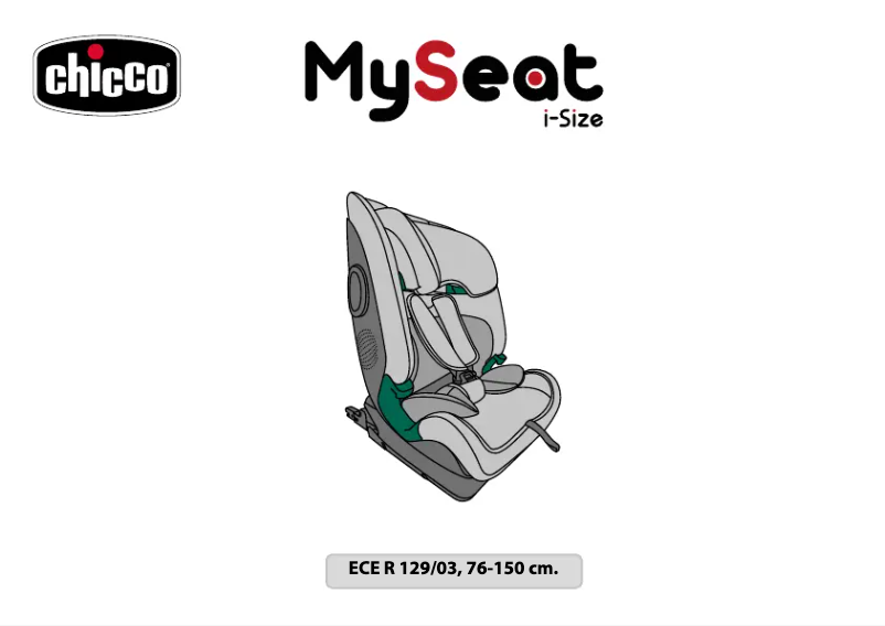 Image de la première page du manuel de l'appareil MySeat i-Size