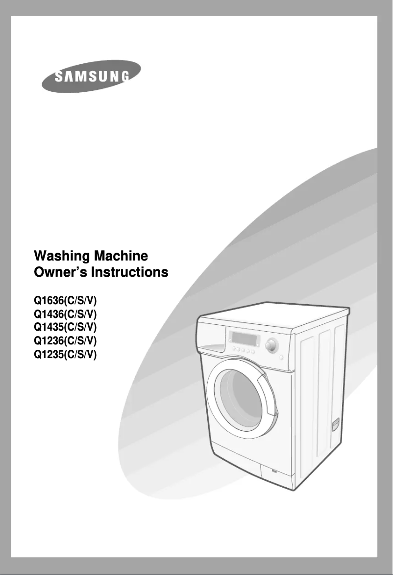 Página 1 del manual Manual de usuario Samsung Q1235S